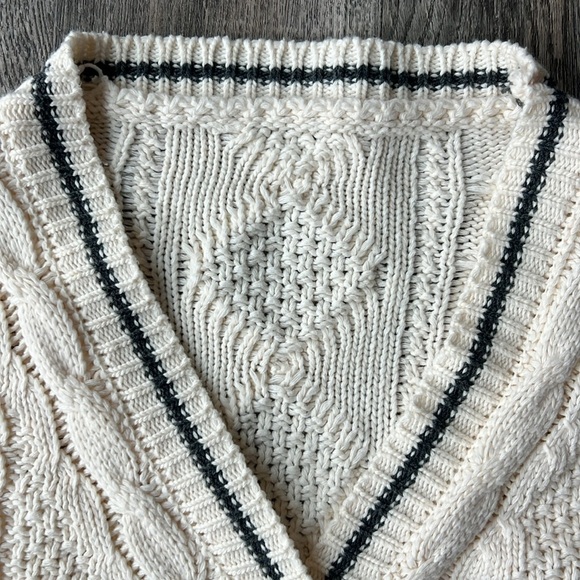 Taylor Swift Cardigan White Folklore Cardigan Sweater V Neck Shoptown Boutique - Picture 7 of 14